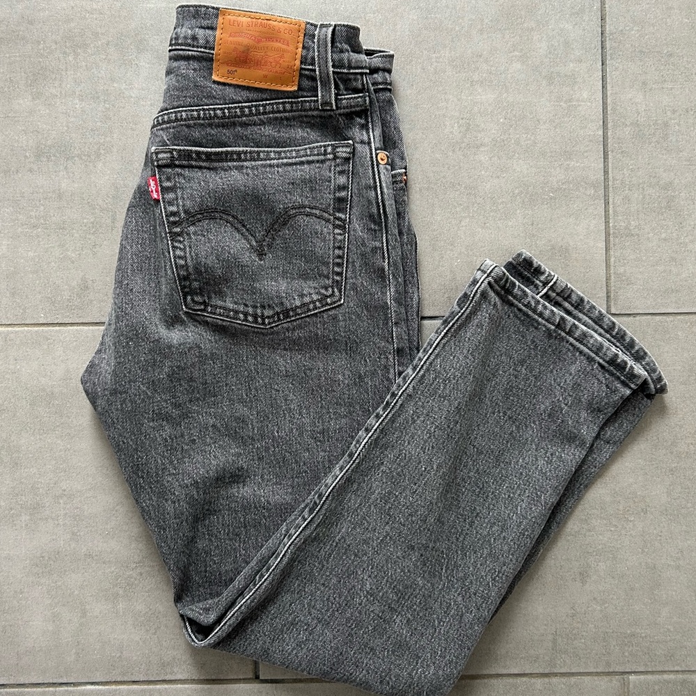 Black Levi 501 Jeans